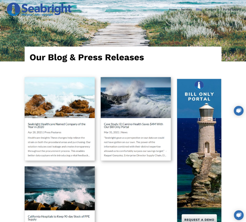 Seabright Healthcare Website