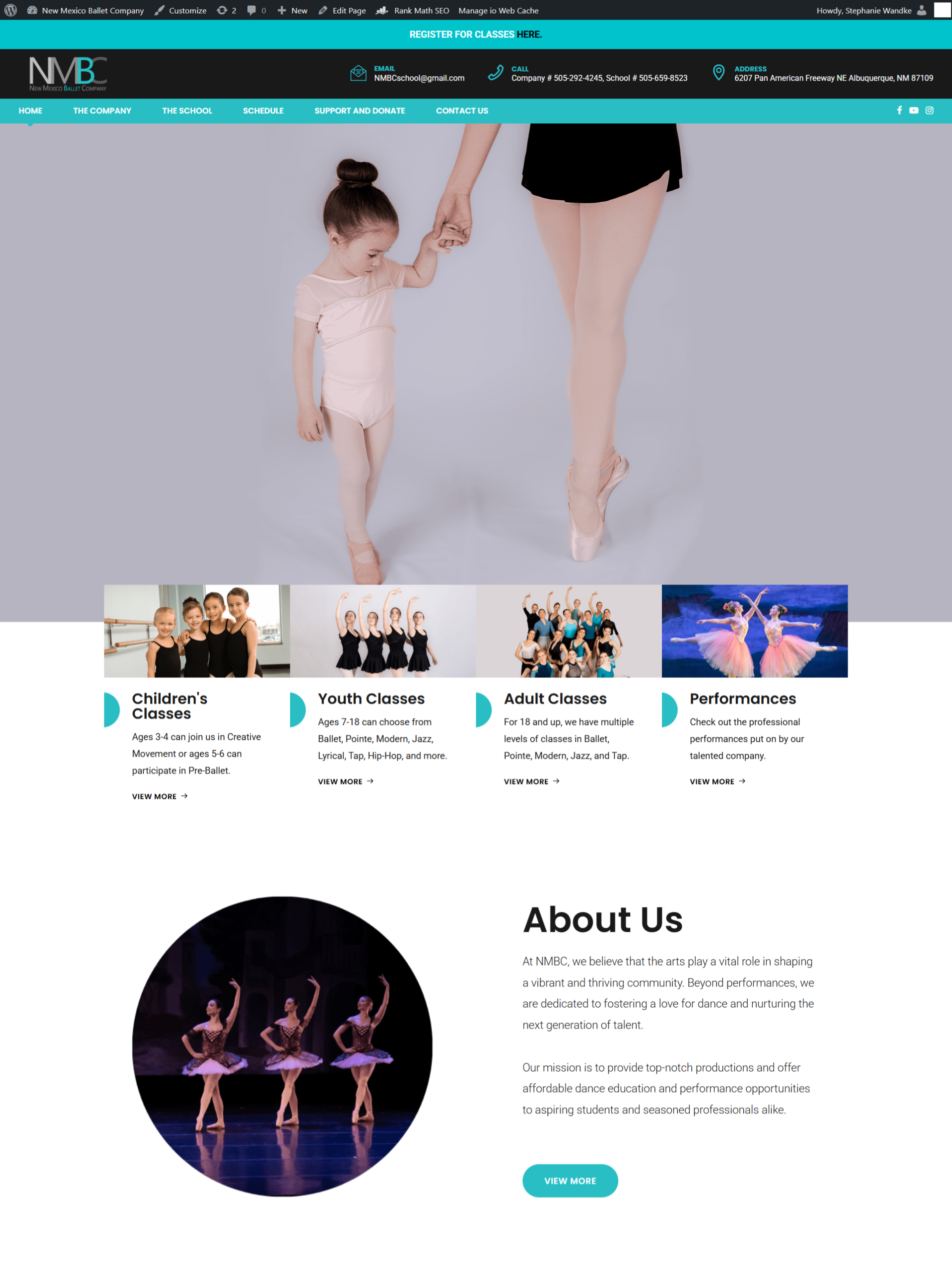 IPG website page